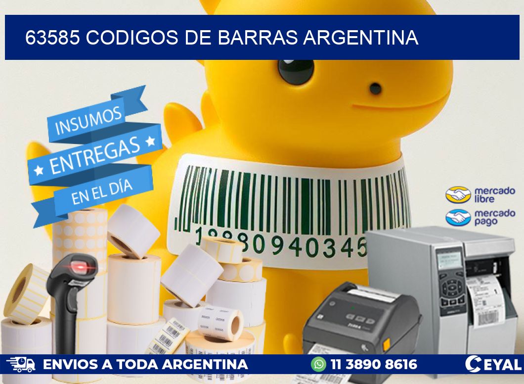 63585 CODIGOS DE BARRAS ARGENTINA