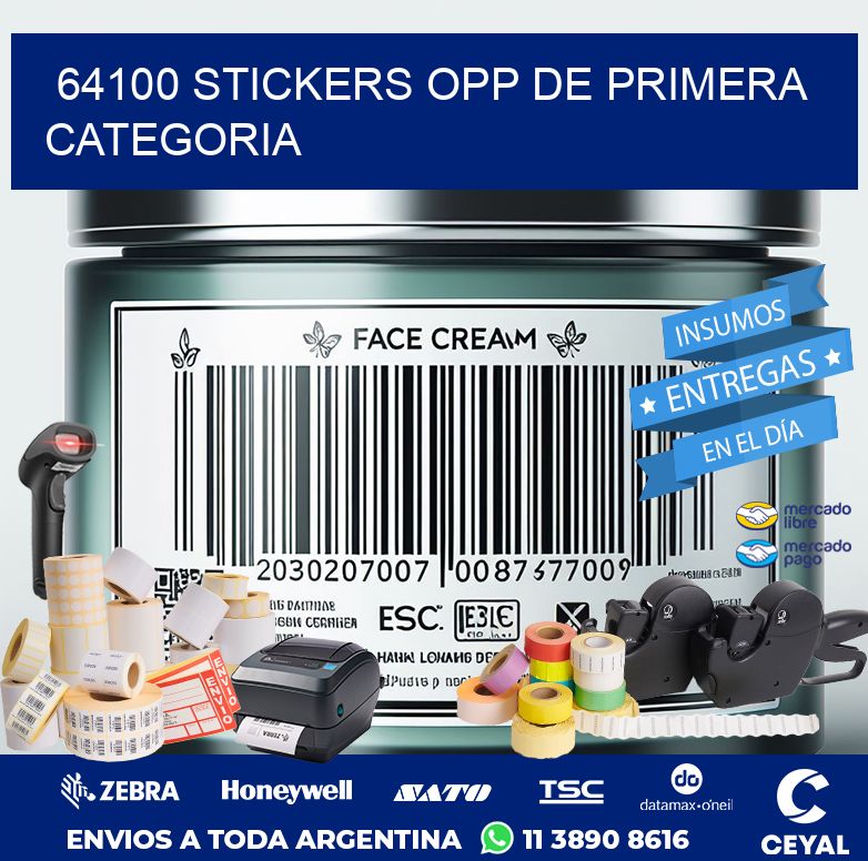 64100 STICKERS OPP DE PRIMERA CATEGORIA