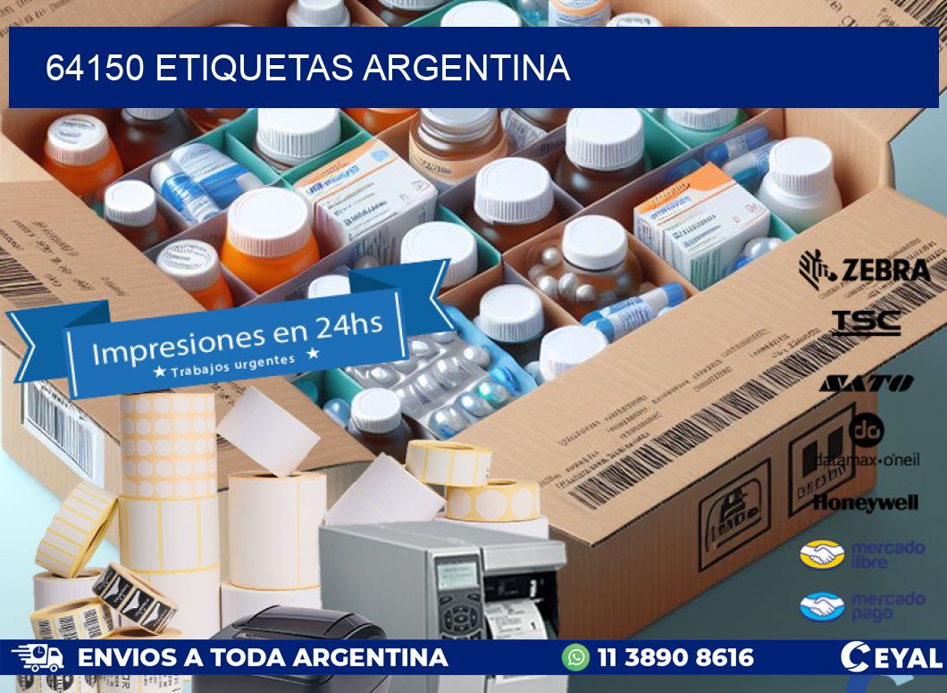 64150 ETIQUETAS ARGENTINA