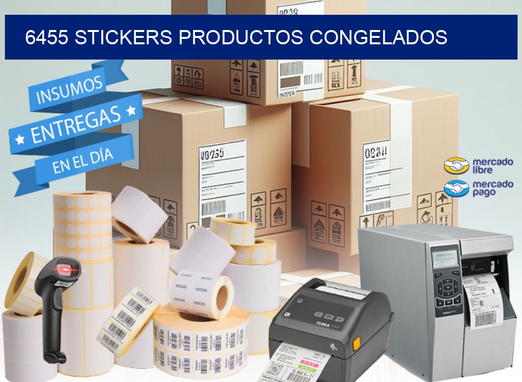 6455 stickers productos congelados
