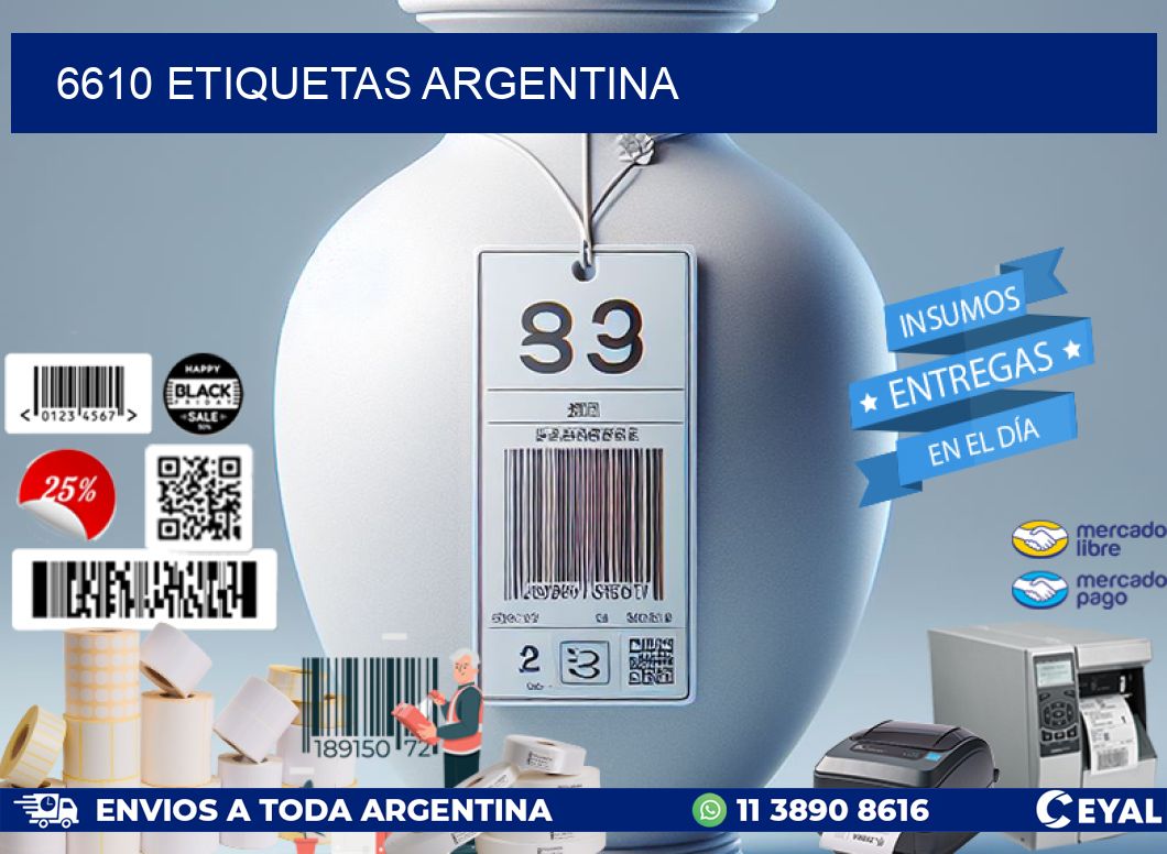 6610 ETIQUETAS ARGENTINA