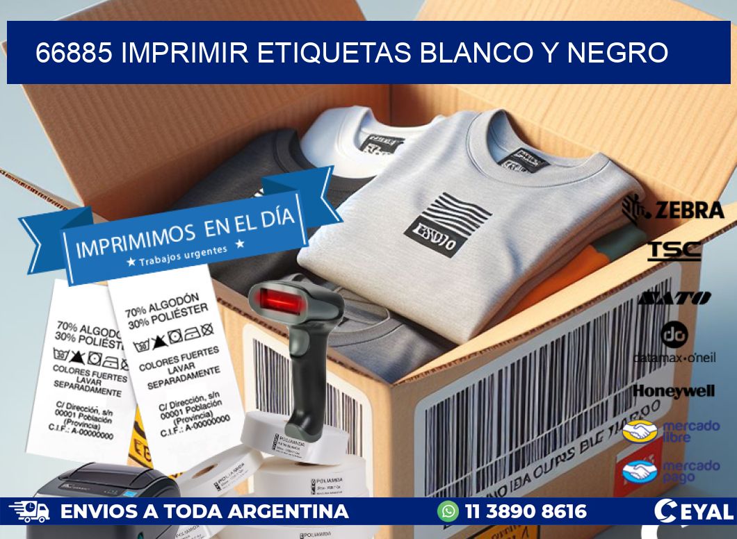 66885 imprimir etiquetas blanco y negro