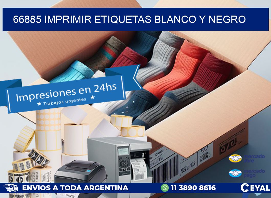 66885 imprimir etiquetas blanco y negro