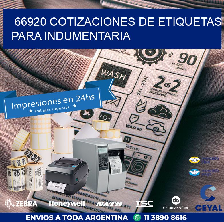 66920 COTIZACIONES DE ETIQUETAS PARA INDUMENTARIA