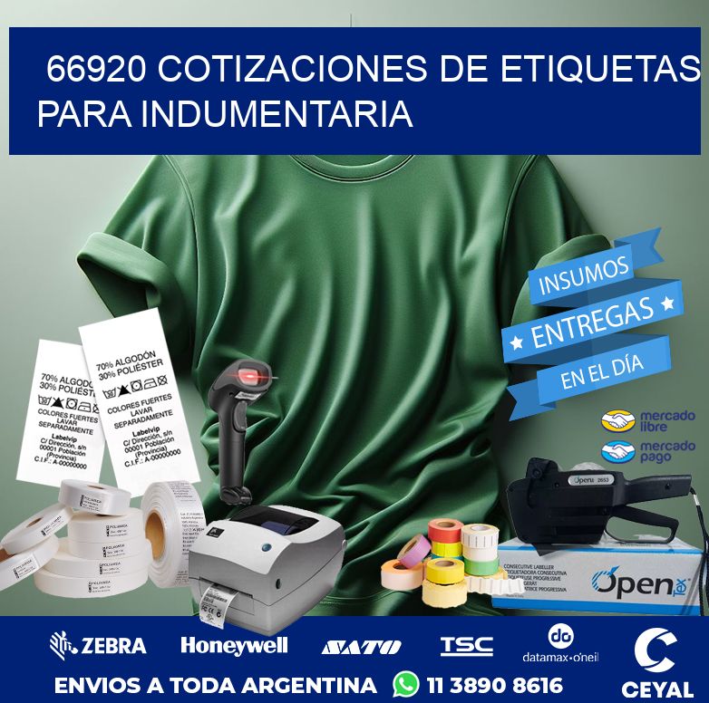 66920 COTIZACIONES DE ETIQUETAS PARA INDUMENTARIA