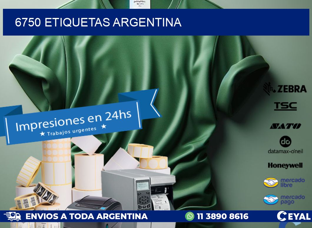 6750 ETIQUETAS ARGENTINA