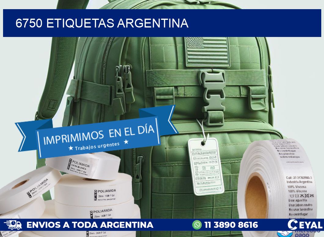 6750 ETIQUETAS ARGENTINA
