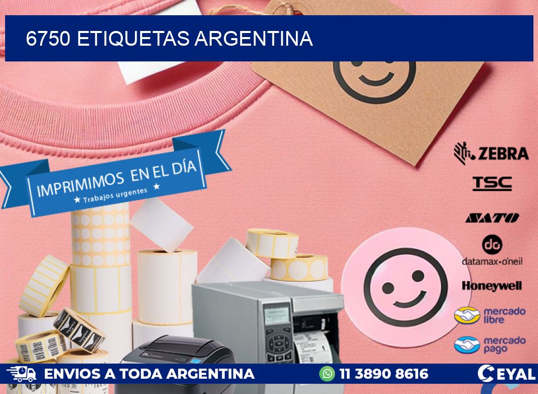 6750 ETIQUETAS ARGENTINA