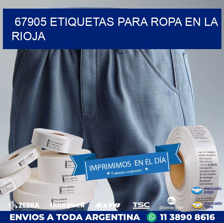 67905 ETIQUETAS PARA ROPA EN LA RIOJA