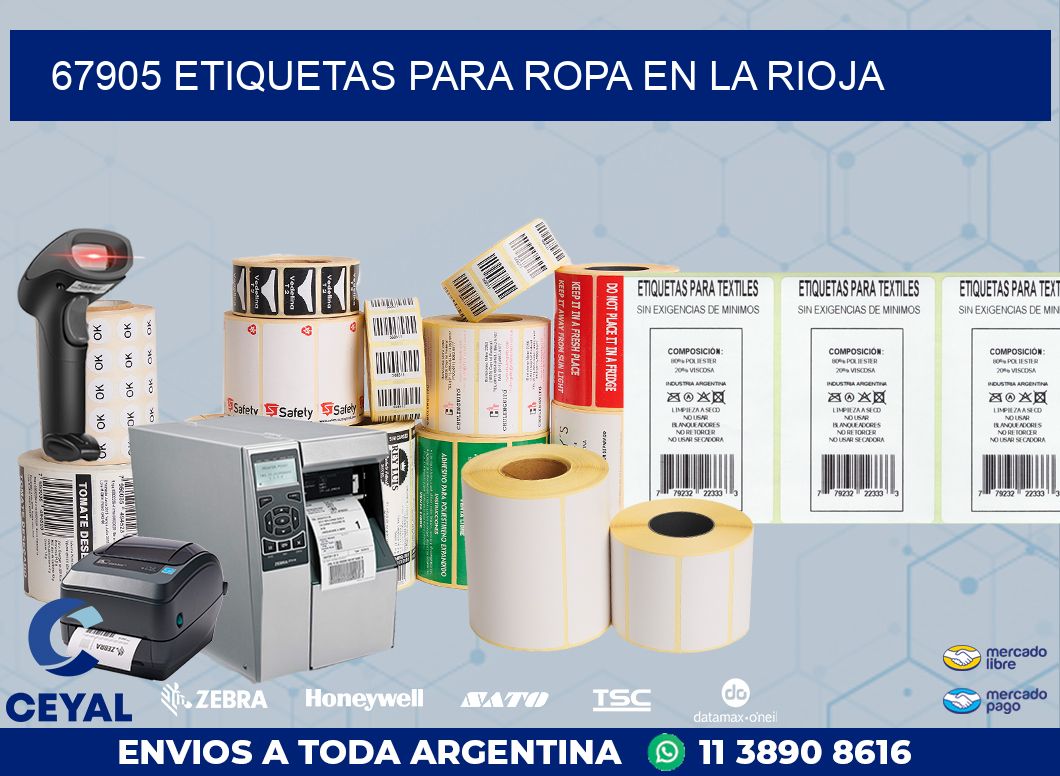 67905 ETIQUETAS PARA ROPA EN LA RIOJA