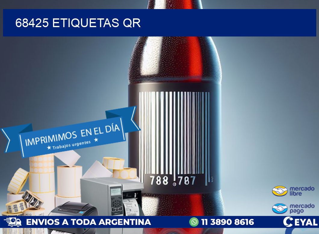 68425 etiquetas qr