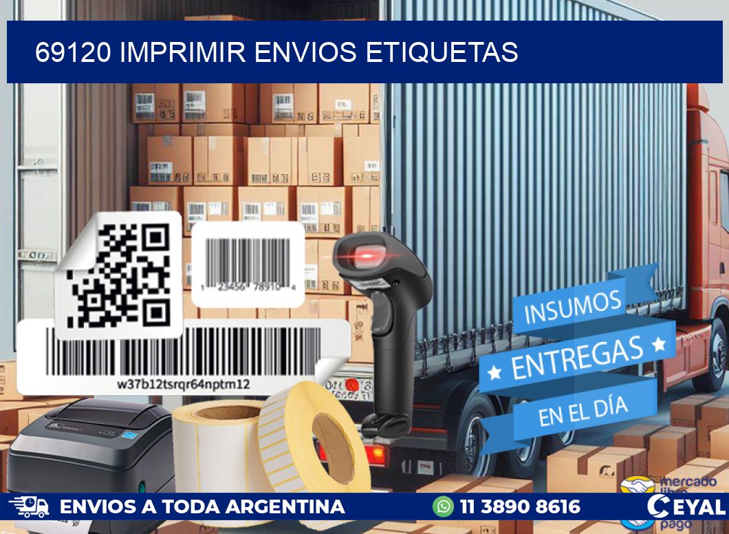69120 imprimir envios etiquetas