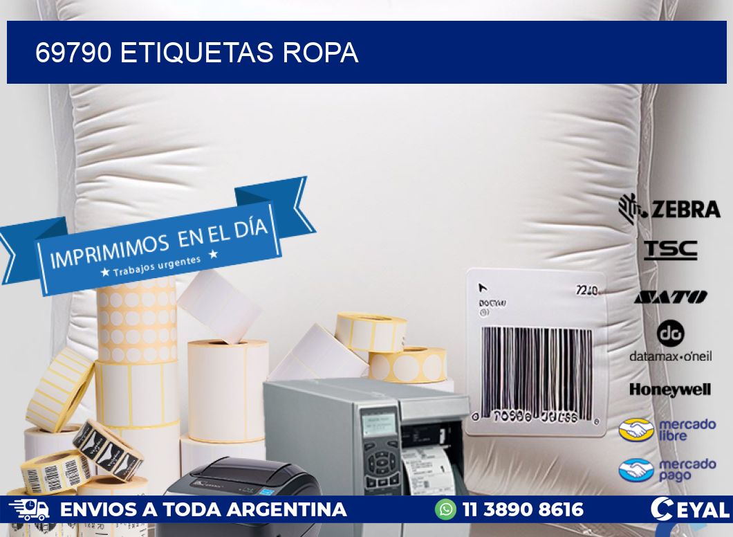 69790 ETIQUETAS ROPA