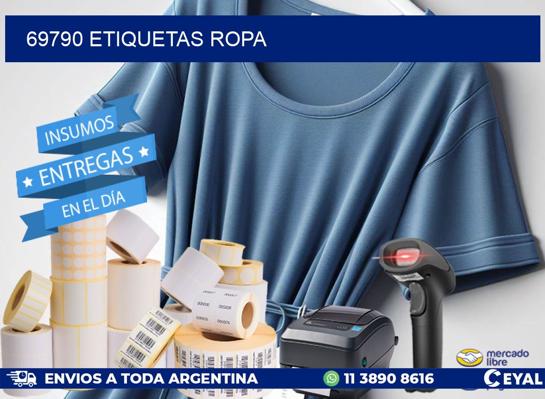69790 ETIQUETAS ROPA