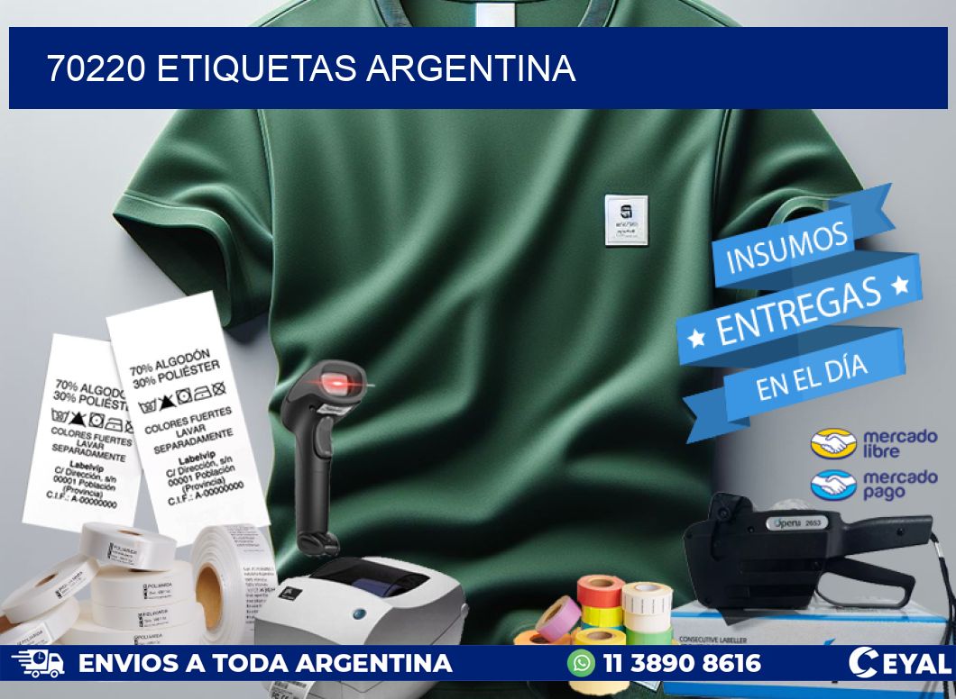 70220 ETIQUETAS ARGENTINA