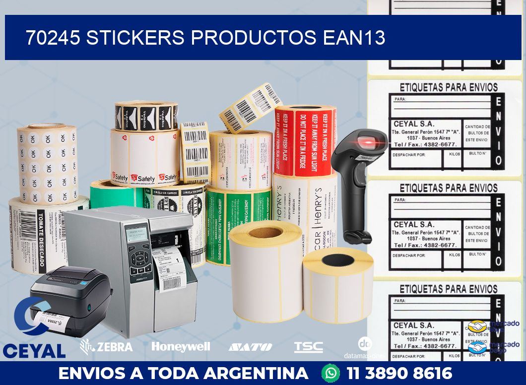 70245 stickers productos ean13