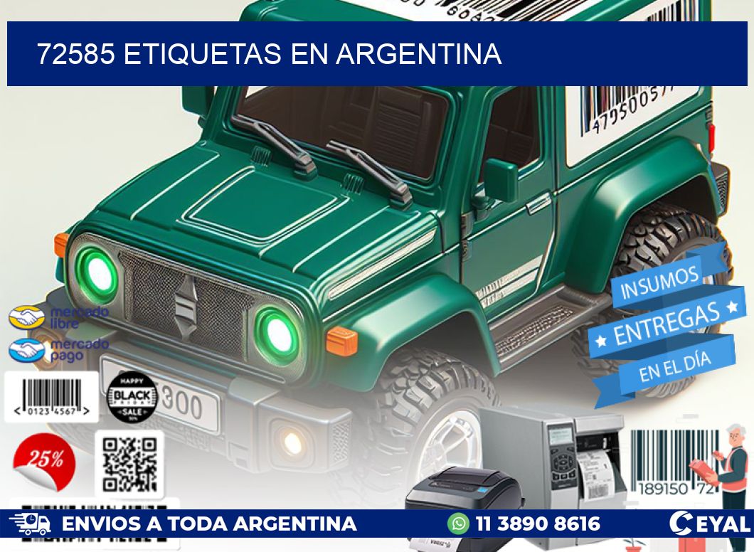 72585 etiquetas en argentina
