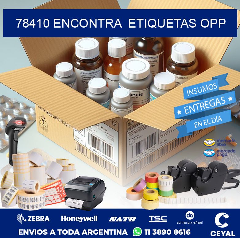 78410 ENCONTRA  ETIQUETAS OPP