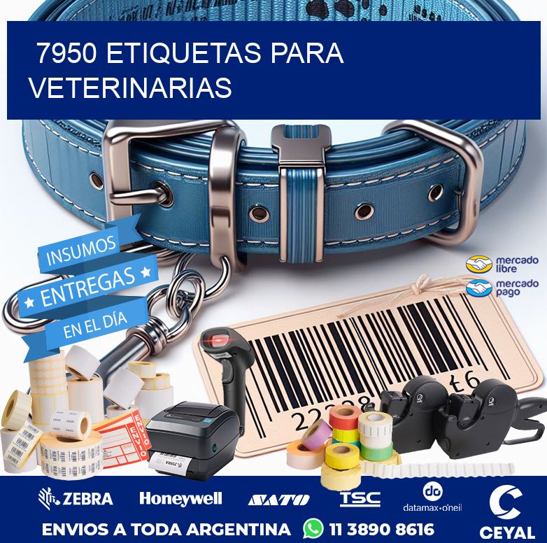7950 ETIQUETAS PARA VETERINARIAS