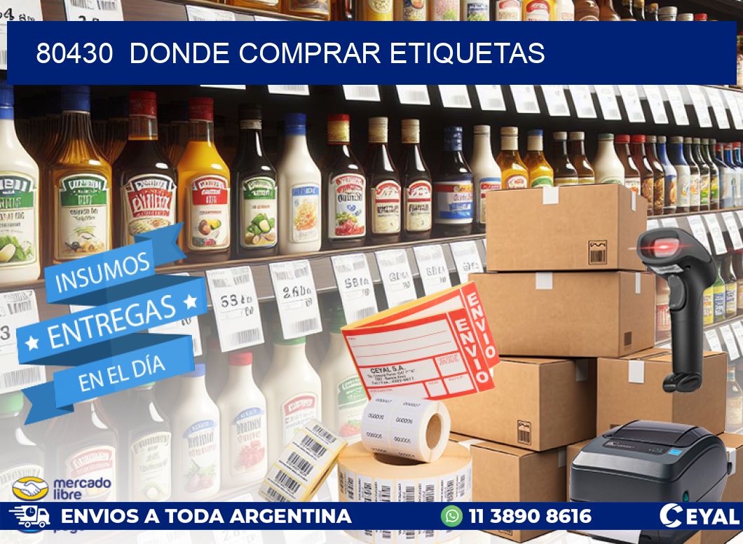 80430  donde comprar etiquetas