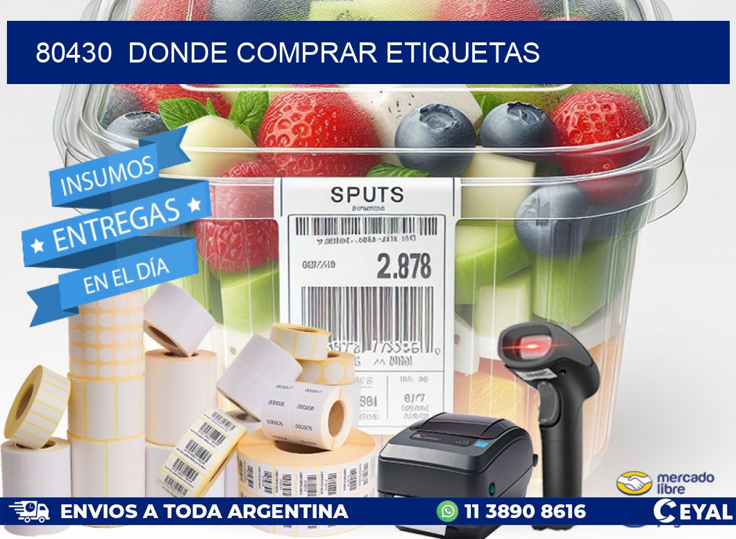80430  donde comprar etiquetas