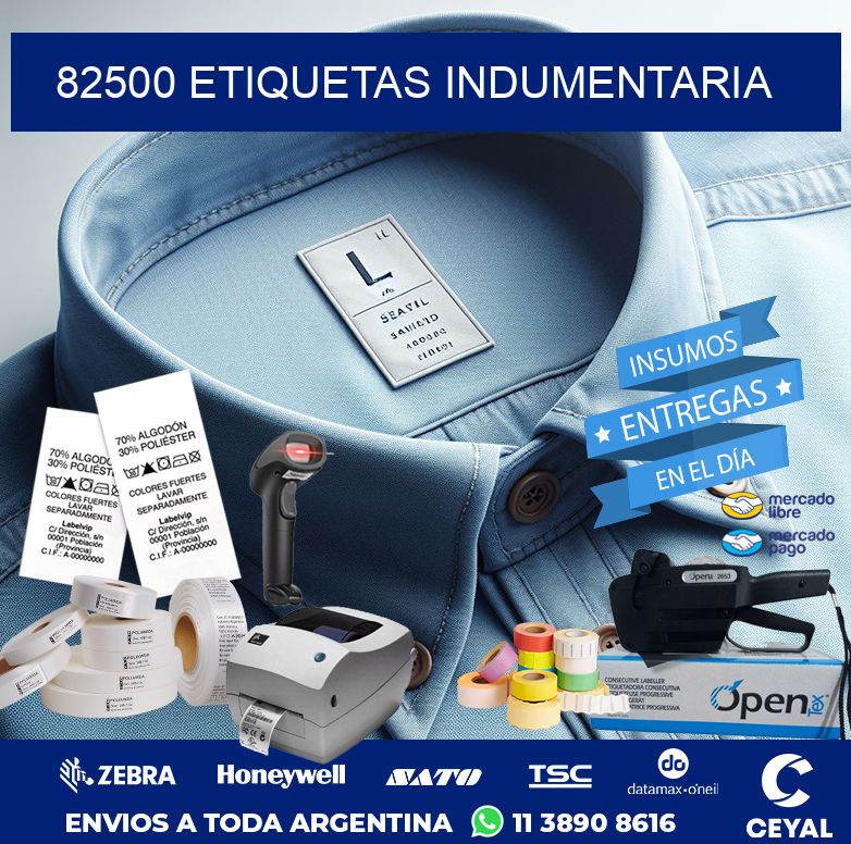 82500 ETIQUETAS INDUMENTARIA