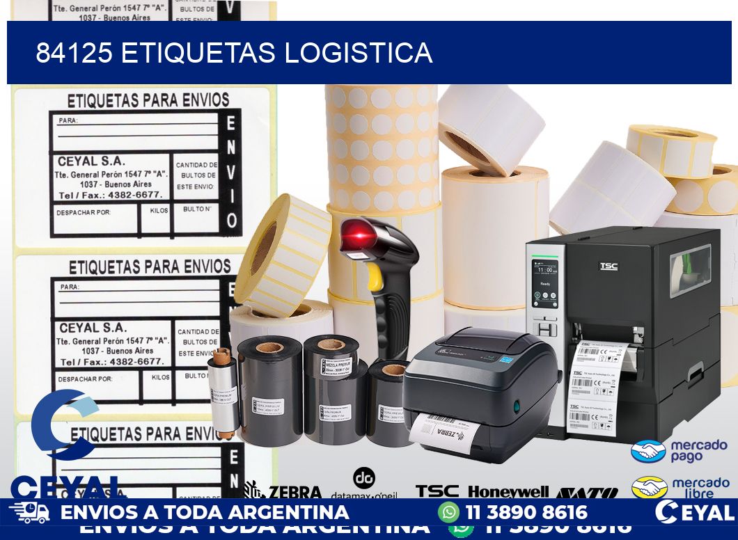 84125 etiquetas logistica