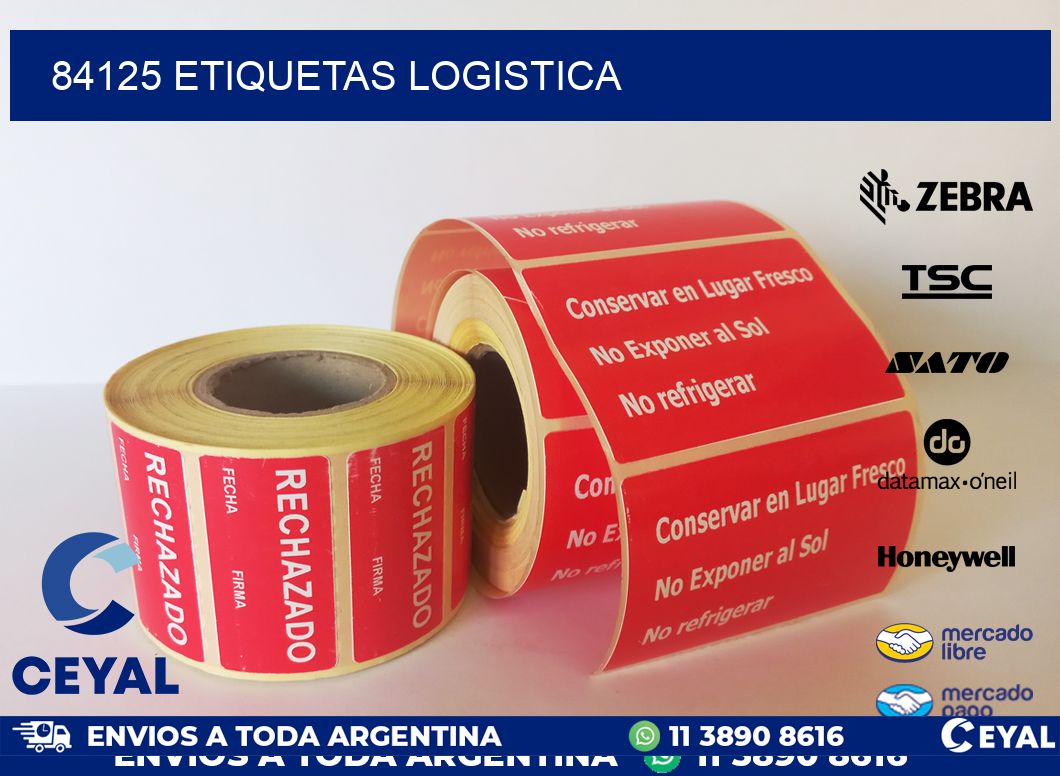 84125 etiquetas logistica