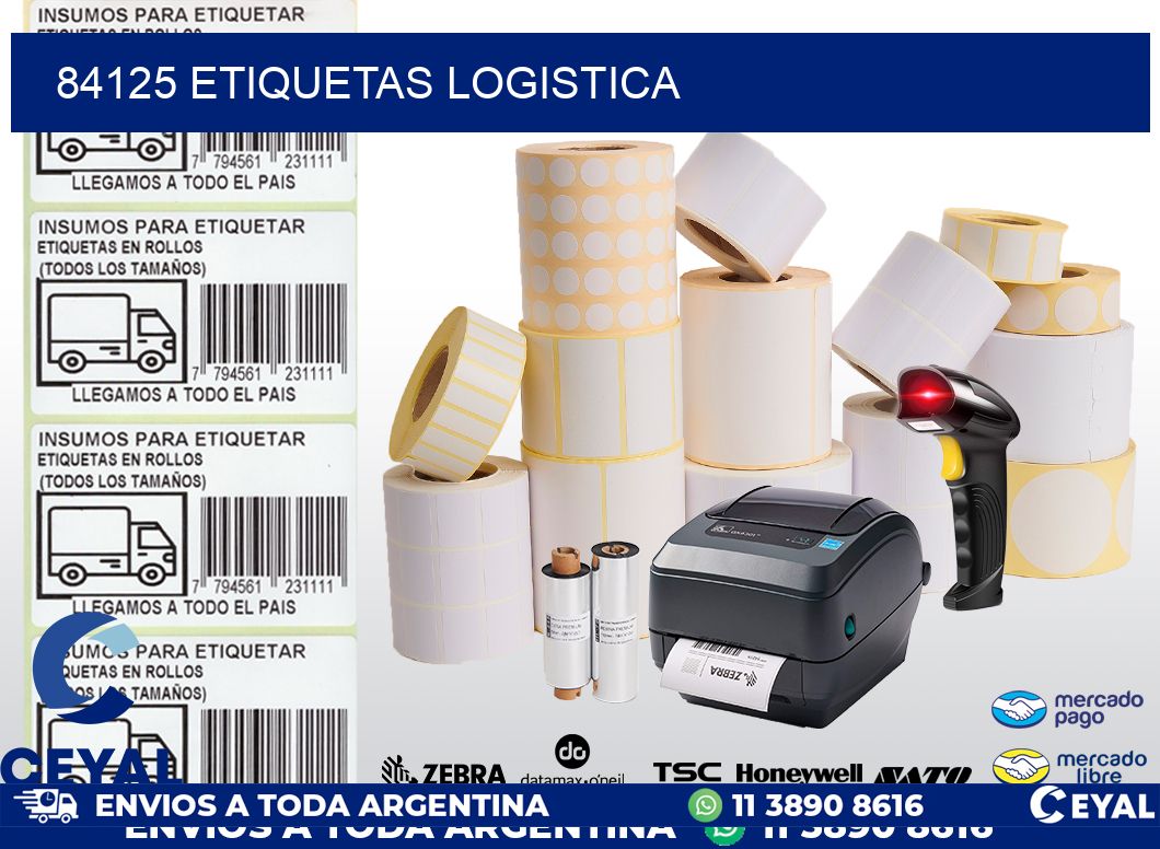 84125 etiquetas logistica