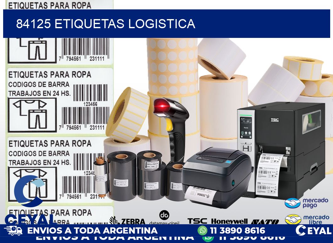 84125 etiquetas logistica