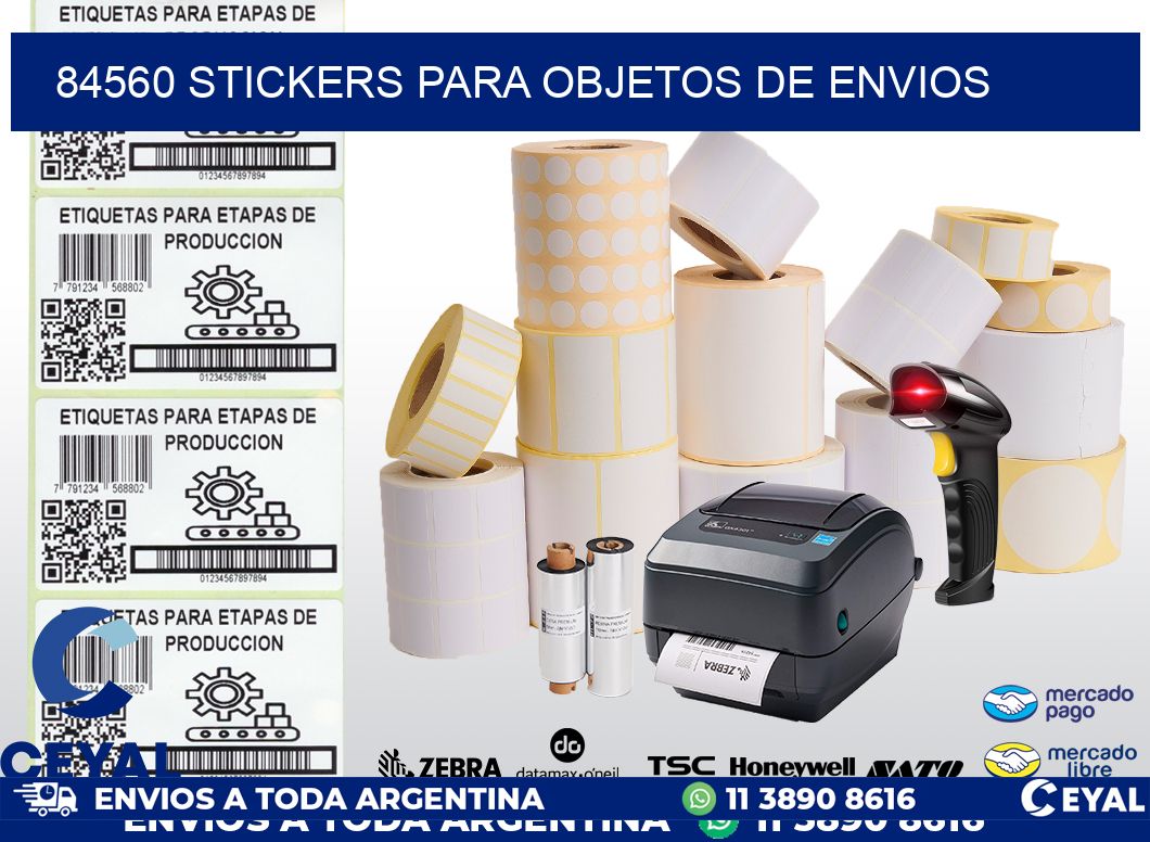 84560 STICKERS PARA OBJETOS DE ENVIOS