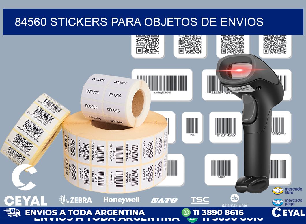84560 STICKERS PARA OBJETOS DE ENVIOS