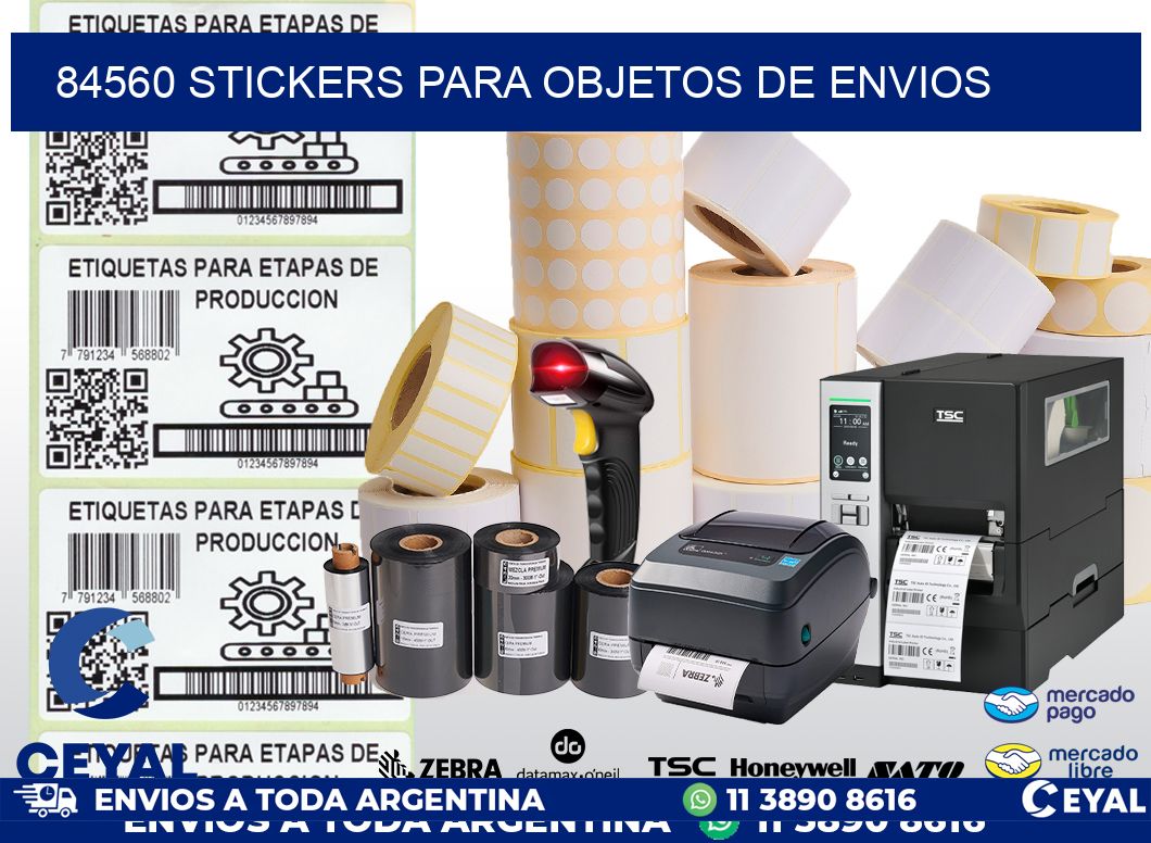 84560 STICKERS PARA OBJETOS DE ENVIOS