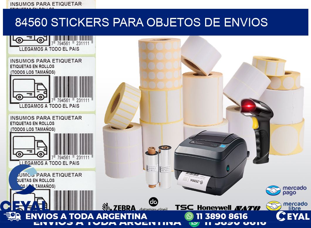 84560 STICKERS PARA OBJETOS DE ENVIOS