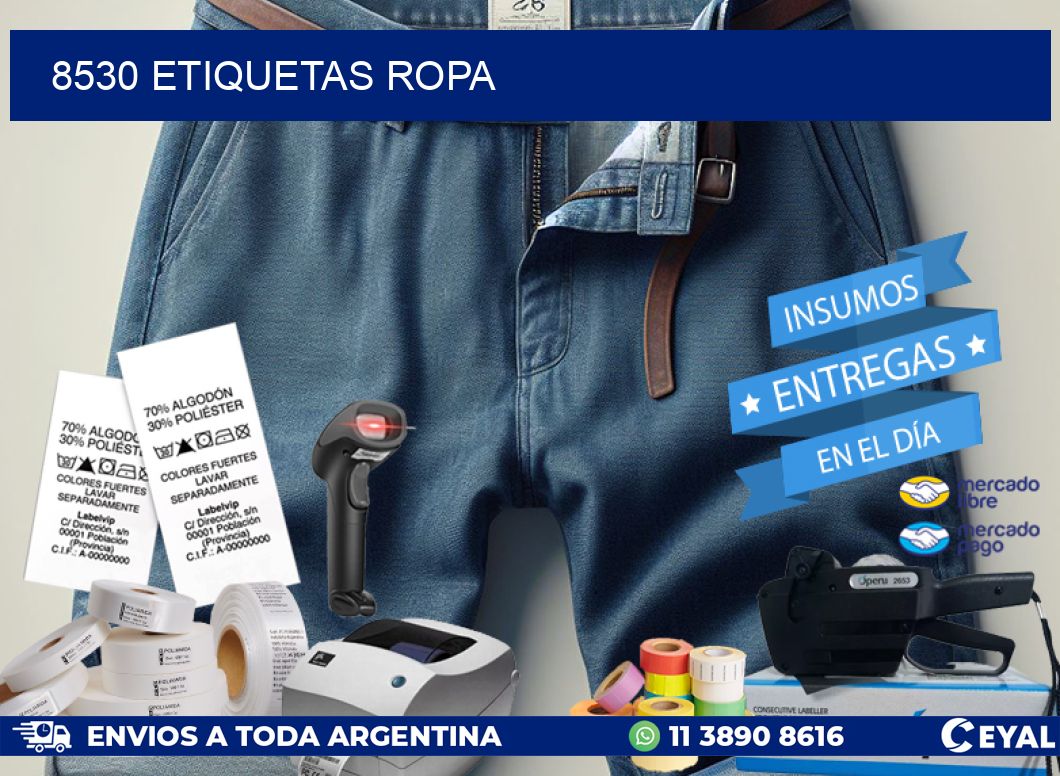 8530 ETIQUETAS ROPA