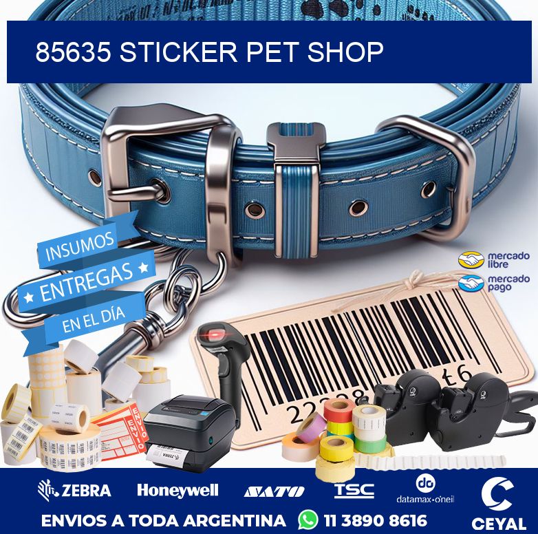 85635 STICKER PET SHOP