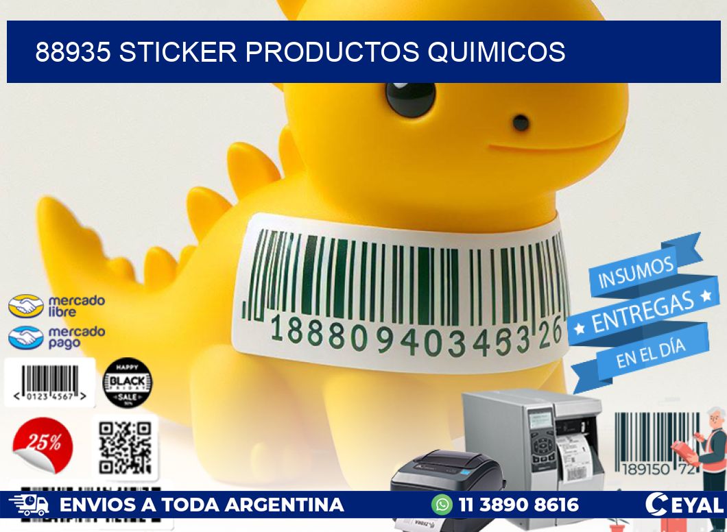 88935 STICKER PRODUCTOS QUIMICOS