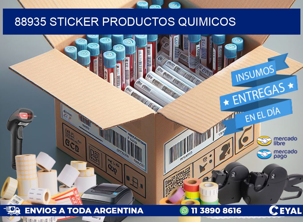 88935 STICKER PRODUCTOS QUIMICOS