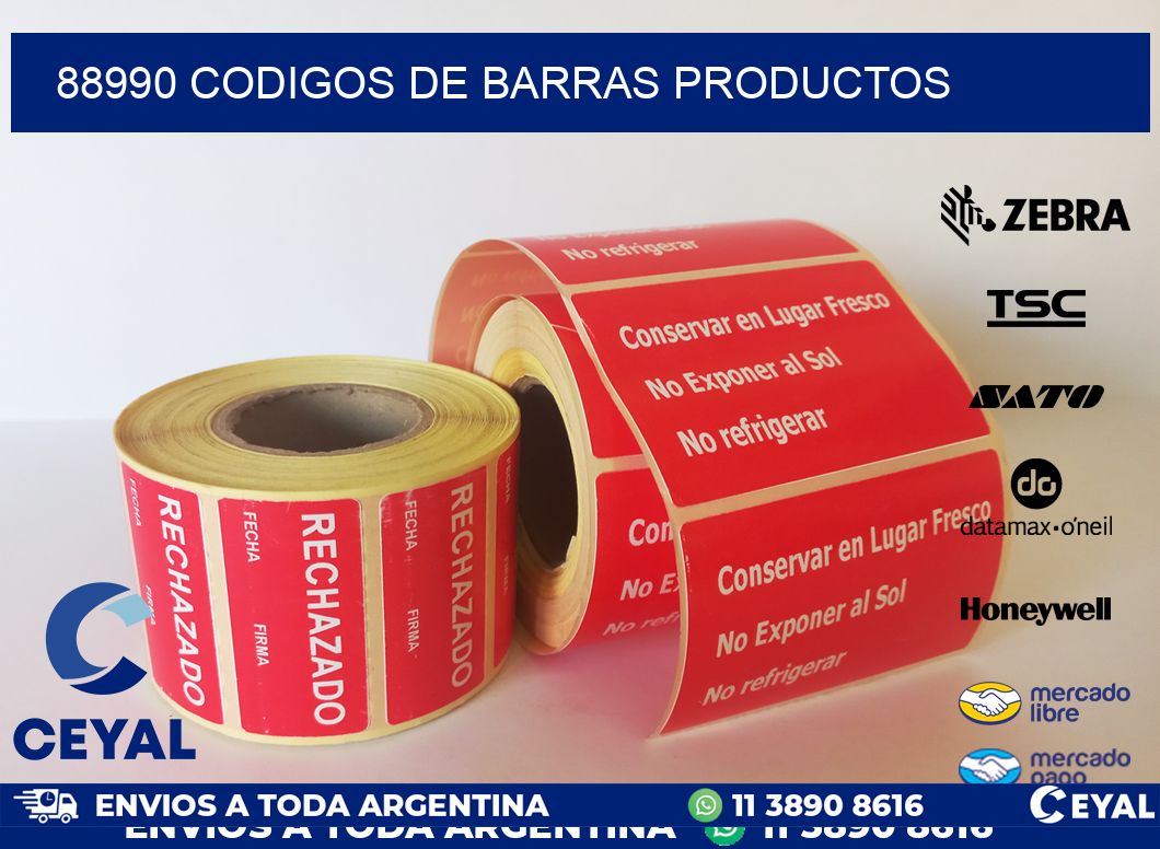 88990 codigos de barras productos