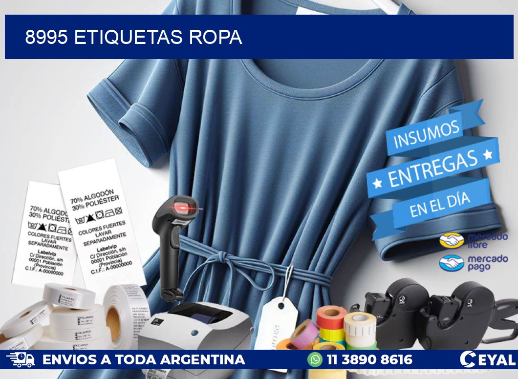 8995 ETIQUETAS ROPA