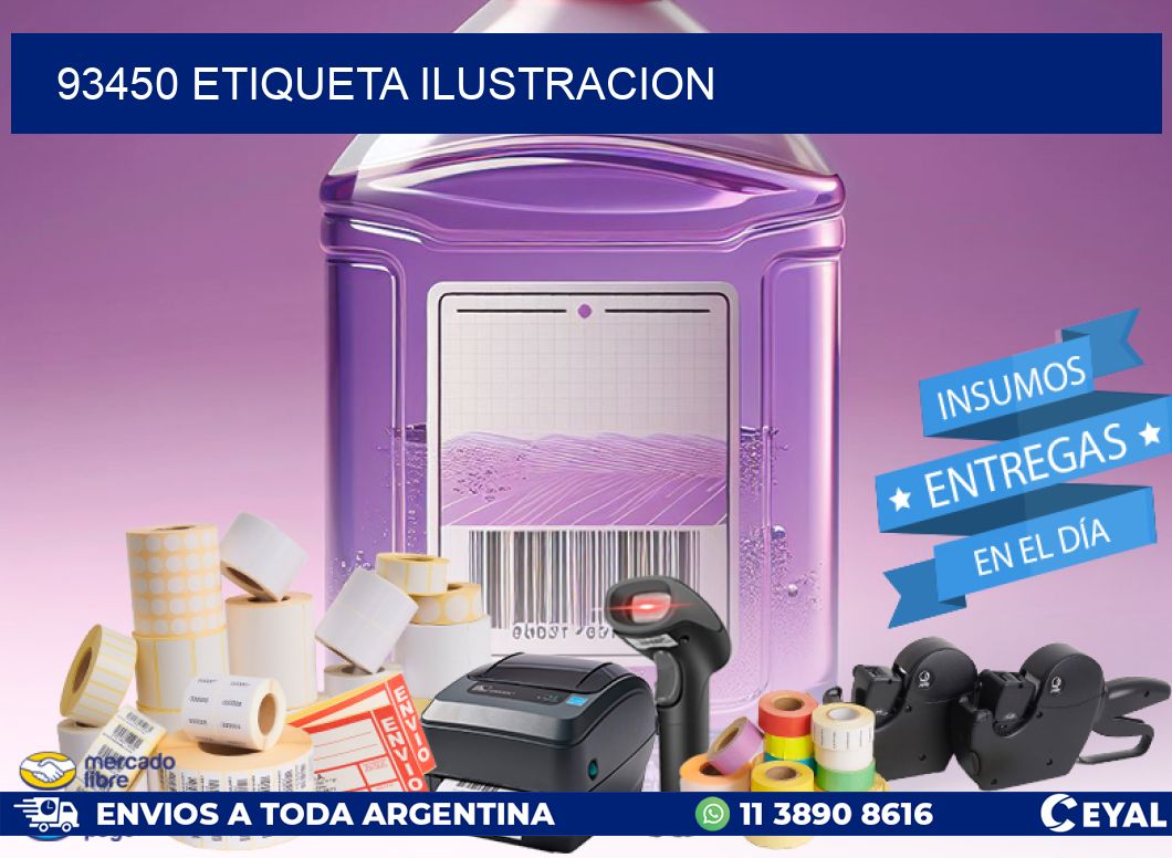 93450 etiqueta ilustracion