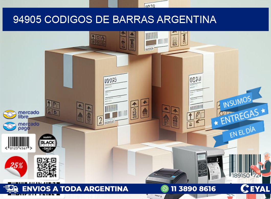 94905 CODIGOS DE BARRAS ARGENTINA