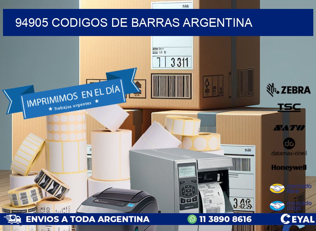 94905 CODIGOS DE BARRAS ARGENTINA