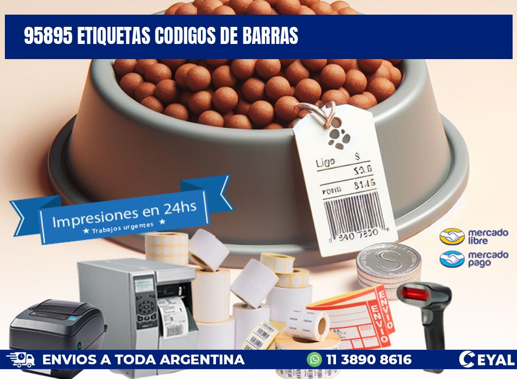 95895 etiquetas codigos de barras