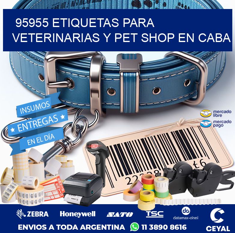 95955 ETIQUETAS PARA VETERINARIAS Y PET SHOP EN CABA