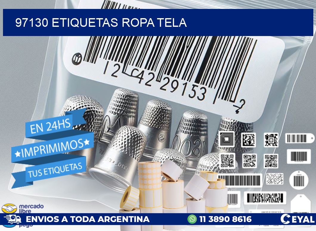 97130 ETIQUETAS ROPA TELA