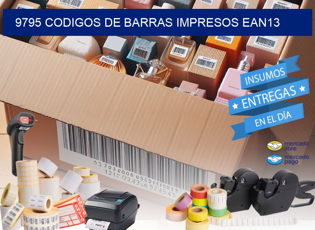 9795 codigos de barras impresos ean13