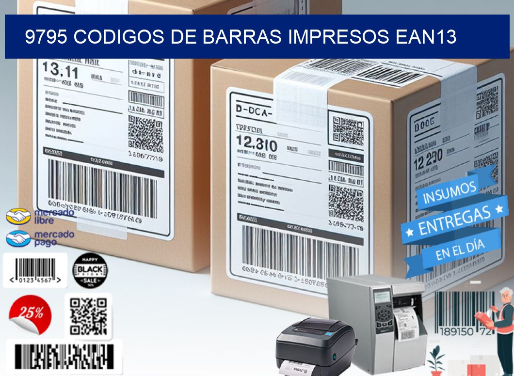 9795 codigos de barras impresos ean13
