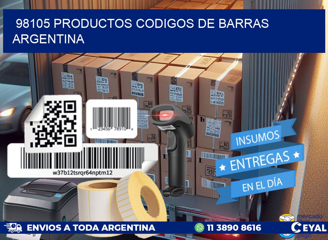 98105 productos codigos de barras argentina