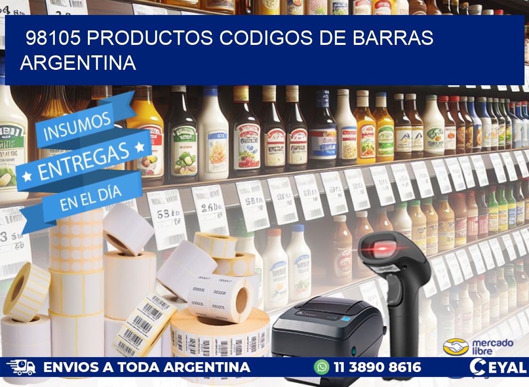 98105 productos codigos de barras argentina